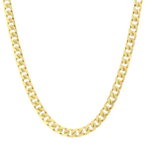 9ct Yellow Gold Curb Chain 24.5&#8243; 5.5mm