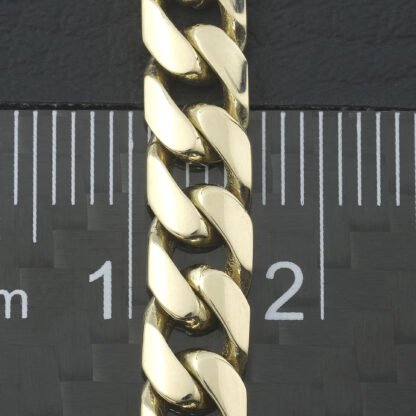 9ct Yellow Gold Curb Chain 24.5" 5.5mm - Image 3