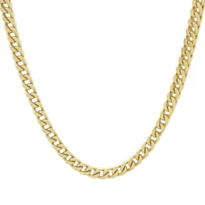 9ct Rose Gold Franco Chain 24&#8243; 4mm