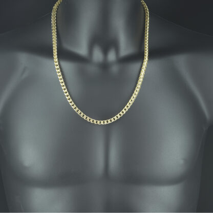 9ct Yellow Gold Franco Chain 24" 5.5mm - Image 4