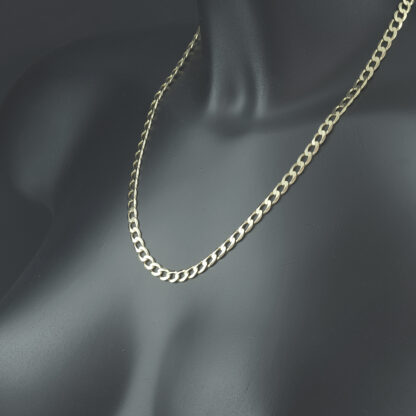 9ct Yellow Gold Curb Chain 20.5" 6mm - Image 5