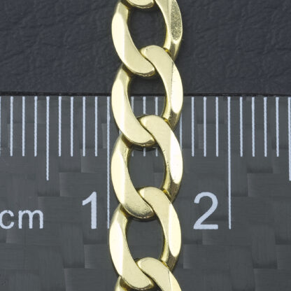 9ct Yellow Gold Curb Chain 20.5" 6mm - Image 3