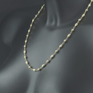 9ct Yellow Gold Fancy Link Chain 22.5&#8243; 5mm