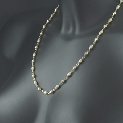 9ct Yellow Gold Fancy Link Chain 22.5" 5mm - Image 5