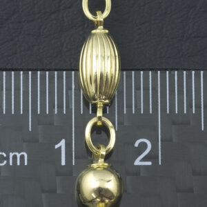 9ct Yellow Gold Fancy Link Chain 22.5&#8243; 5mm