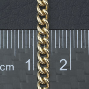 9ct Rose Gold Curb Chain 16″ 3.5mm
