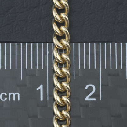 9ct Rose Gold Curb Chain 16" 3.5mm - Image 4