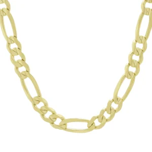 9ct Yellow Gold Figaro Chain 20&#8243; 8mm