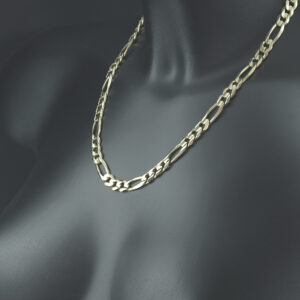 9ct Yellow Gold Figaro Chain 20&#8243; 8mm
