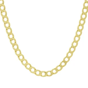 9ct Yellow Gold Curb Chain 22&#8243; 5.5mm