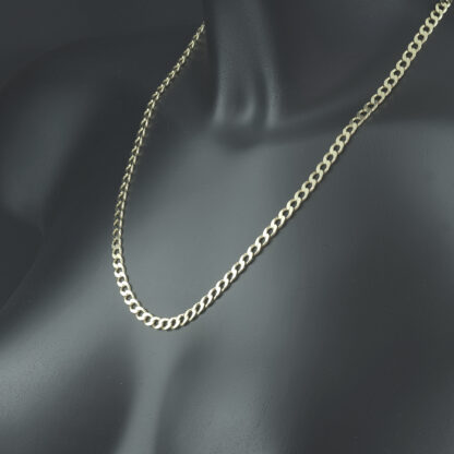 9ct Yellow Gold Curb Chain 22" 5.5mm - Image 5