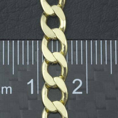 9ct Yellow Gold Curb Chain 22" 5.5mm - Image 3