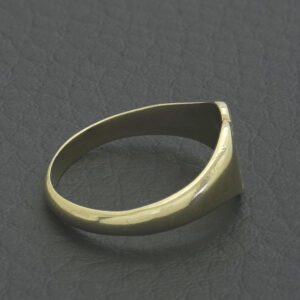 9ct Yellow Gold Heart Signet Ring