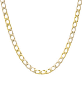 18ct Yellow Gold Curb Chain 20&#8243; 4.5mm