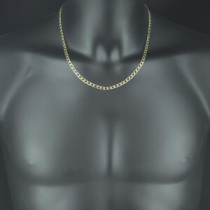 18ct Yellow Gold Curb Chain 20″ 4.5mm