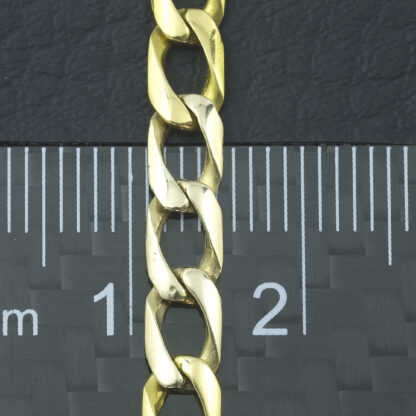 18ct Yellow Gold Curb Chain 20" 4.5mm - Image 3