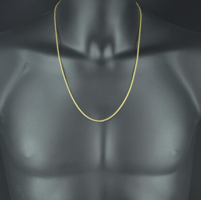 22ct Yellow Gold Fancy Link Chain 24" 2mm - Image 4