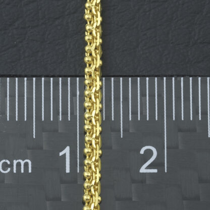 22ct Yellow Gold Fancy Link Chain 24" 2mm - Image 3