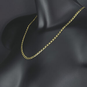 9ct Yellow Gold Curb Chain 22″ 4.5mm