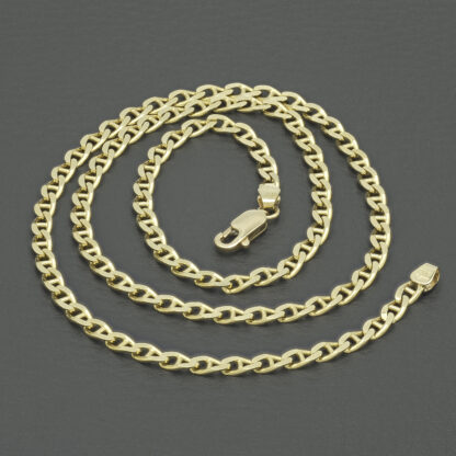 9ct Yellow Gold Marina Chain 18.5" 3.5mm - Image 4