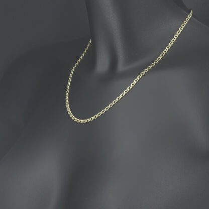 9ct Yellow Gold Marina Chain 18.5" 3.5mm - Image 2