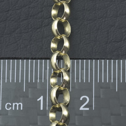 9ct Yellow Gold Belcher Chain 20'' 5mm - Image 3