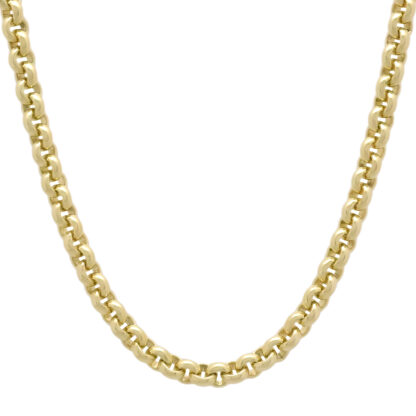9ct Yellow Gold Belcher Chain 26" 5.5mm