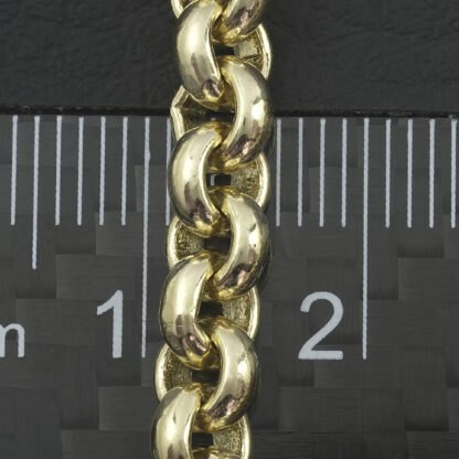 9ct Yellow Gold Belcher Chain 26" 5.5mm - Image 4