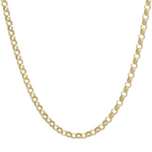 9ct Yellow Gold Belcher Chain 18&#8243; 3.5mm