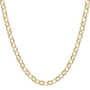 9ct Yellow Gold Belcher Chain 20&#8243; 5mm