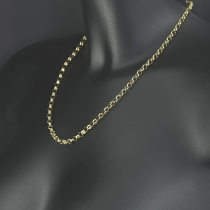9ct Yellow Gold Belcher Chain 20" 5mm - Image 3