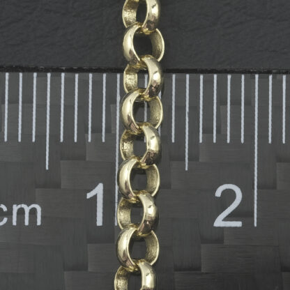 9ct Yellow Gold Belcher Chain 18" 3.5mm - Image 4