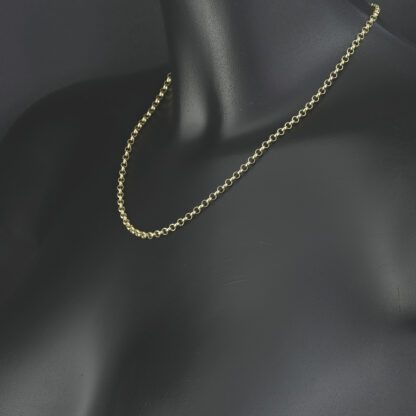 9ct Yellow Gold Belcher Chain 18" 3.5mm - Image 3