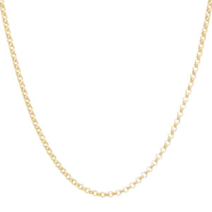 9ct Yellow Gold Belcher Chain 18&#8243; 2mm