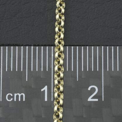 9ct Yellow Gold Belcher Chain 18" 2mm - Image 3