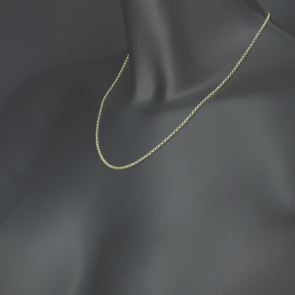 9ct Yellow Gold Belcher Chain 18" 2mm - Image 2