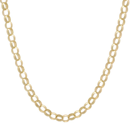 9ct Yellow Gold Belcher Chain 22" 5mm