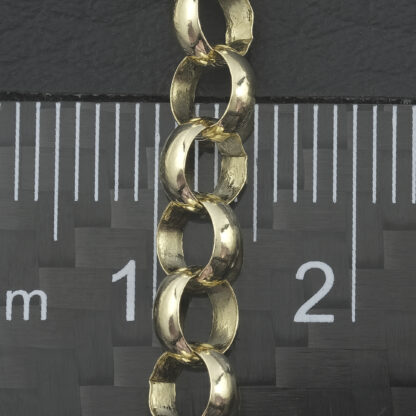 9ct Yellow Gold Belcher Chain 22" 5mm - Image 3