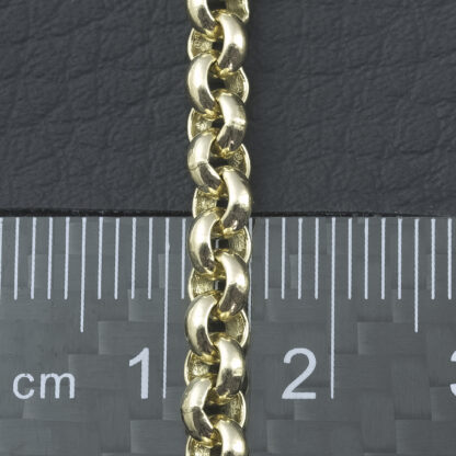 9ct Yellow Gold Belcher Chain 24'' 4.5mm - Image 3