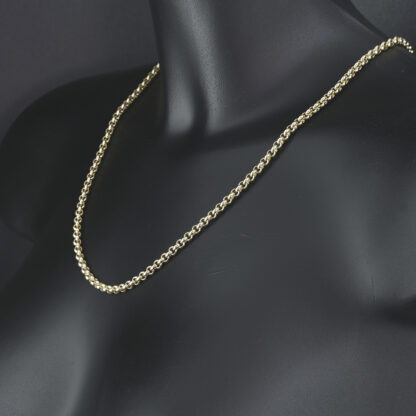 9ct Yellow Gold Belcher Chain 24'' 4.5mm - Image 4