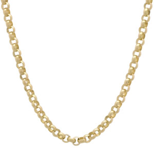 9ct Yellow Gold Belcher Chain 20&#8221; 4.5mm