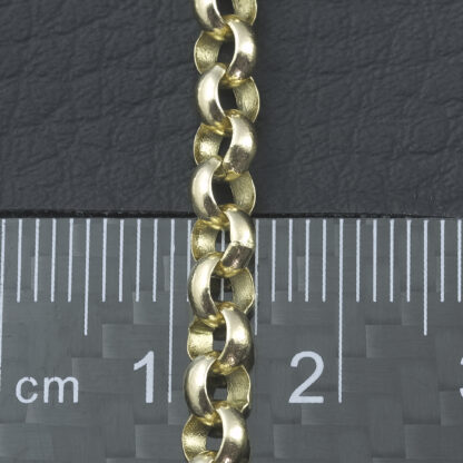 9ct Yellow Gold Belcher Chain 20'' 4.5mm - Image 3