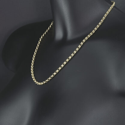 9ct Yellow Gold Belcher Chain 20'' 4.5mm - Image 4