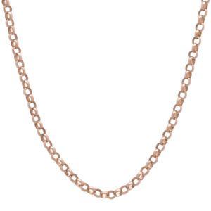 9ct Rose Gold Belcher Chain 24&#8243; 3.5mm