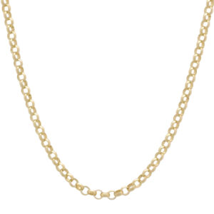 9ct Yellow Gold Belcher Chain 18&#8243; 3.5mm