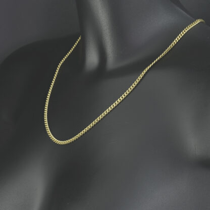 9ct Yellow Gold Curb Chain 22" 3.5mm - Image 3