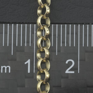 9ct Yellow Gold Belcher Chain 28″ 3.5mm