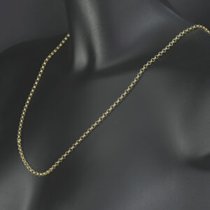 9ct Yellow Gold Belcher Chain 28″ 3.5mm