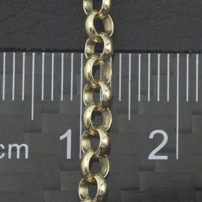 9ct Yellow Gold Belcher Chain 18" 3.5mm - Image 4