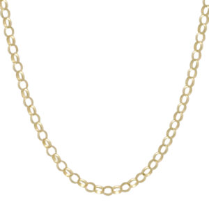 9ct Yellow Gold Belcher Chain 22&#8243; 4mm